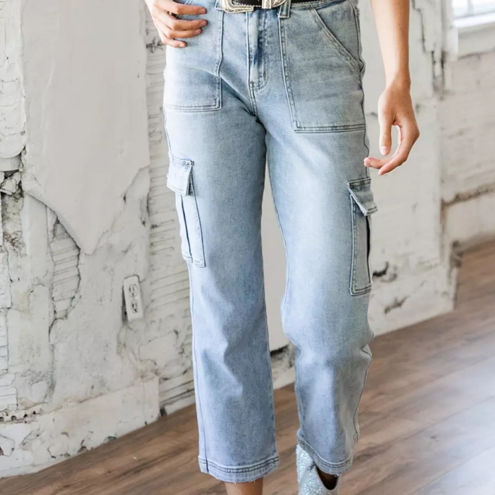 VERVET Dixie High Rise Cargo Jean